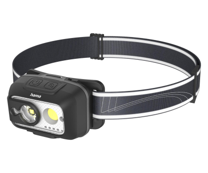 Latarka Hama Latarka czołowa, akumulatorowa led hl500-c, 500lm, 4 tryby